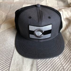 NWOT Colorado Flag Flat Bill Hat